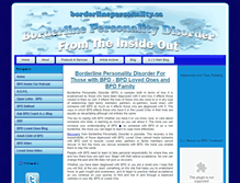 Tablet Screenshot of borderlinepersonality.ca